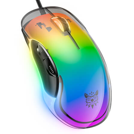 เมาส์เกมมิ่ง ONIKUMA CW925 RGB BACKLIT WIRED GAMING MOUSE - สีดำ_1